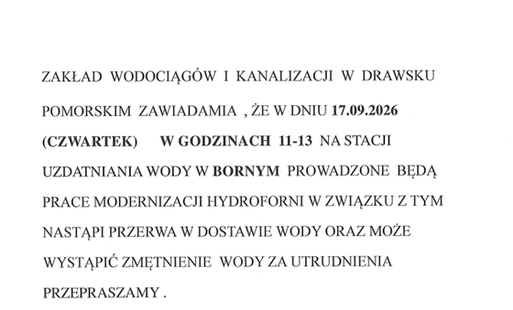ogłoszenie